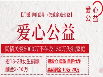 北京市捐卵助孕生子 爱心志愿者招募